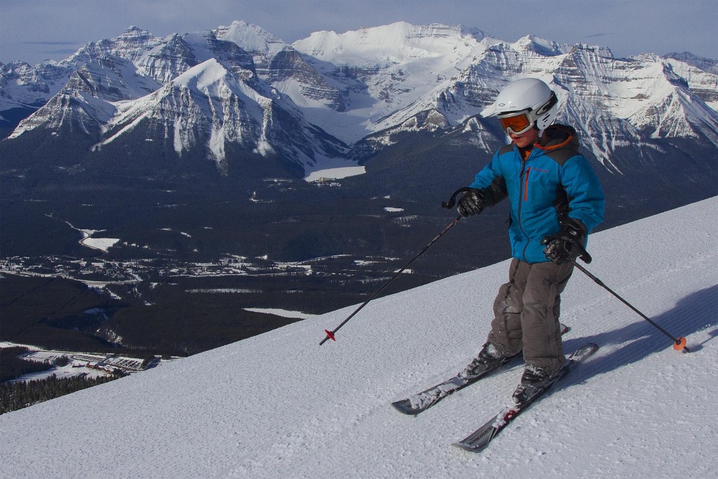 You haven't seen breathtaking mountains until you've skied by Banff! (Photo/Chris Moseley)