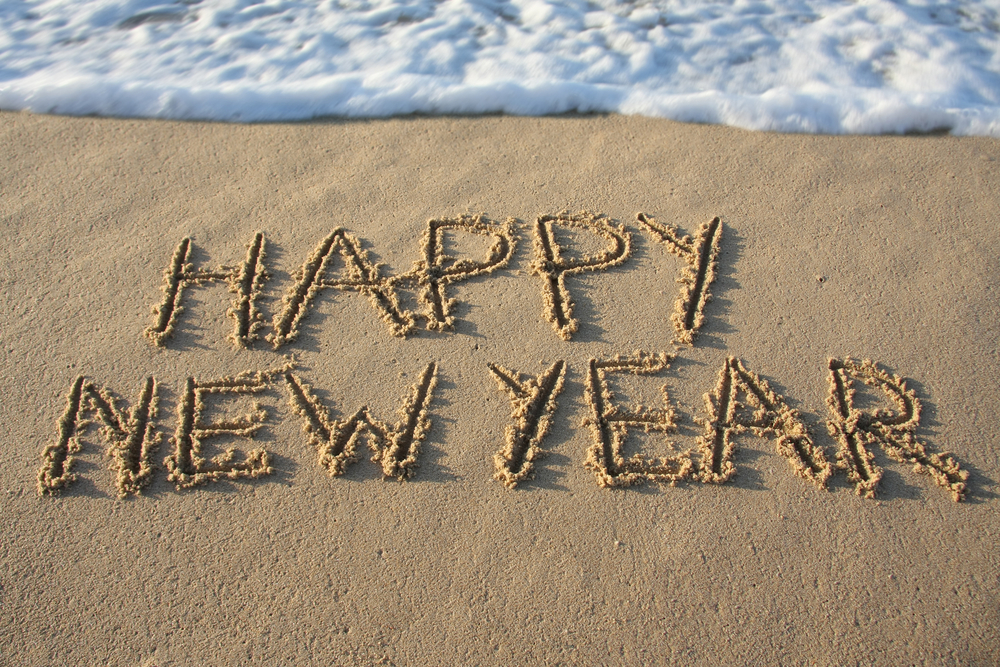 Happy New Year Cancun Beach